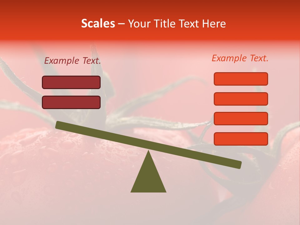 Perfect Fresh Red Wet Tomatoes With Tomato On Background, Very Soft Focus, Super Macro Shot. PowerPoint Template