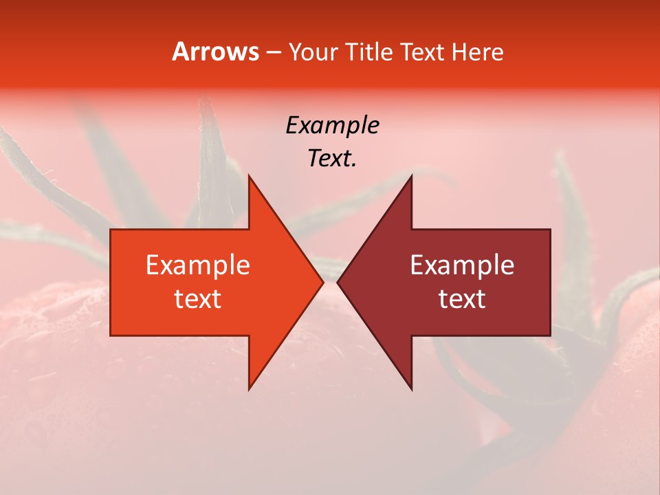 Perfect Fresh Red Wet Tomatoes With Tomato On Background, Very Soft Focus, Super Macro Shot. PowerPoint Template