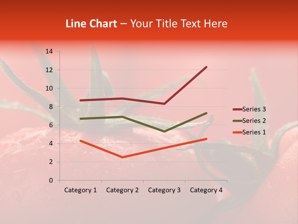 Perfect Fresh Red Wet Tomatoes With Tomato On Background, Very Soft Focus, Super Macro Shot. PowerPoint Template