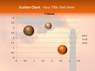 Concept Of Global Warming. Intentional High Contrast And Warm-Toning. PowerPoint Template