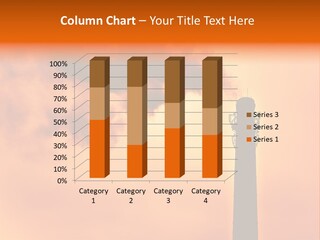 Concept Of Global Warming. Intentional High Contrast And Warm-Toning. PowerPoint Template