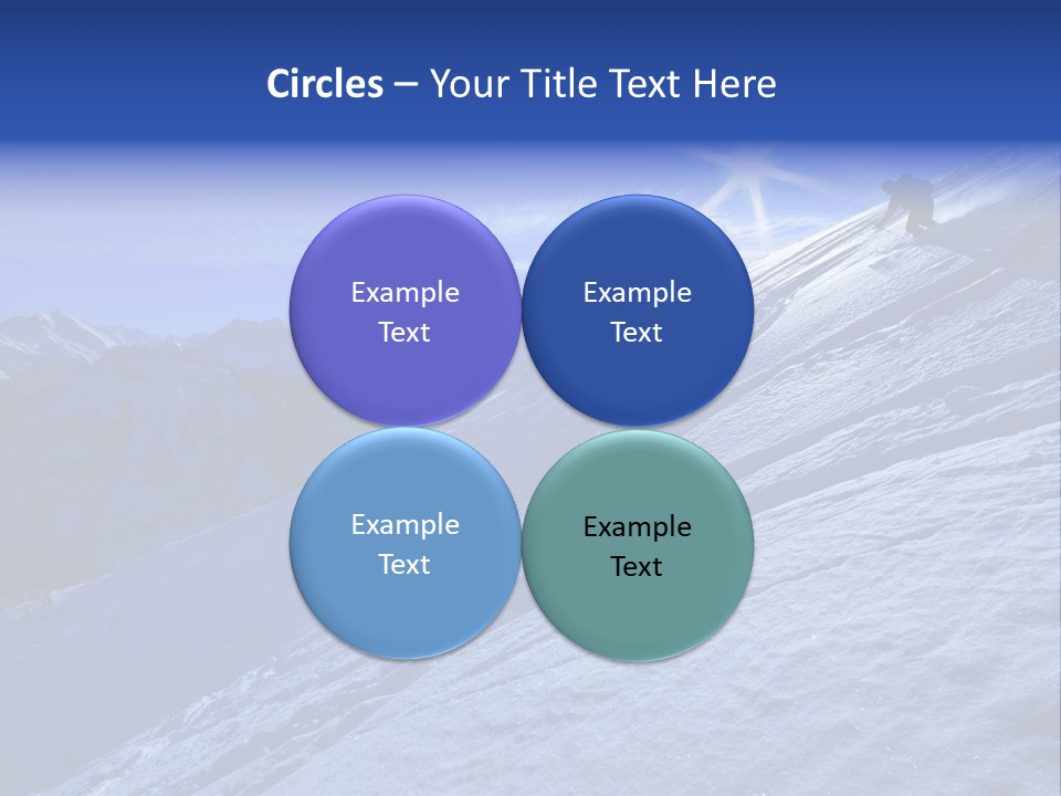 Ski And Sun PowerPoint Template