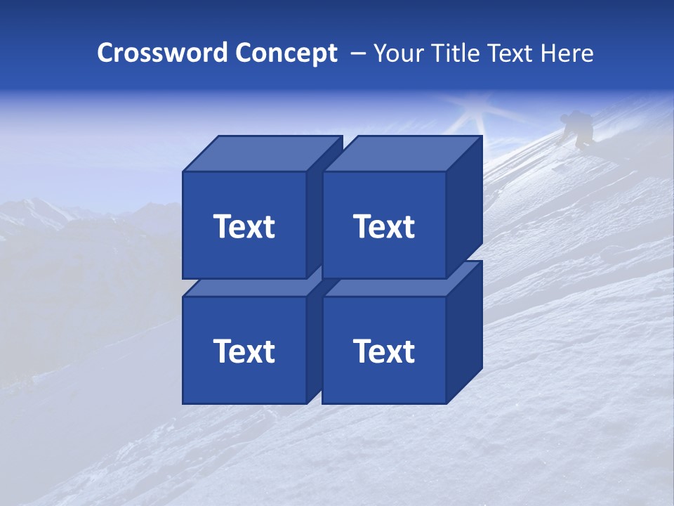 Ski And Sun PowerPoint Template