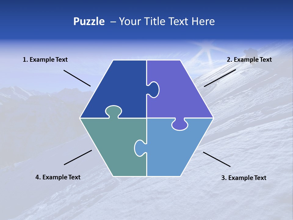 Ski And Sun PowerPoint Template