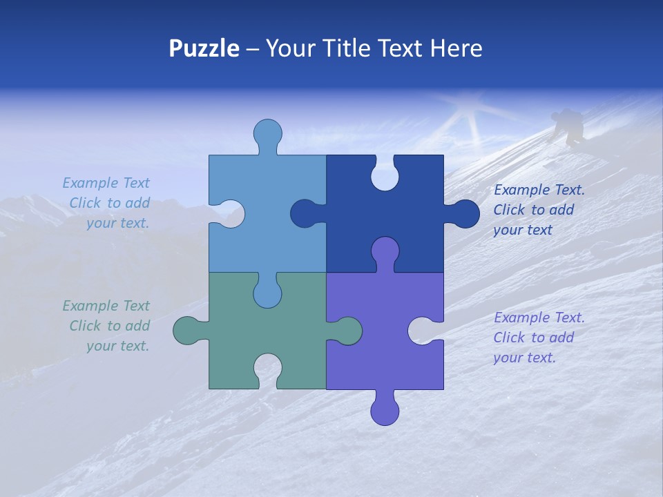 Ski And Sun PowerPoint Template