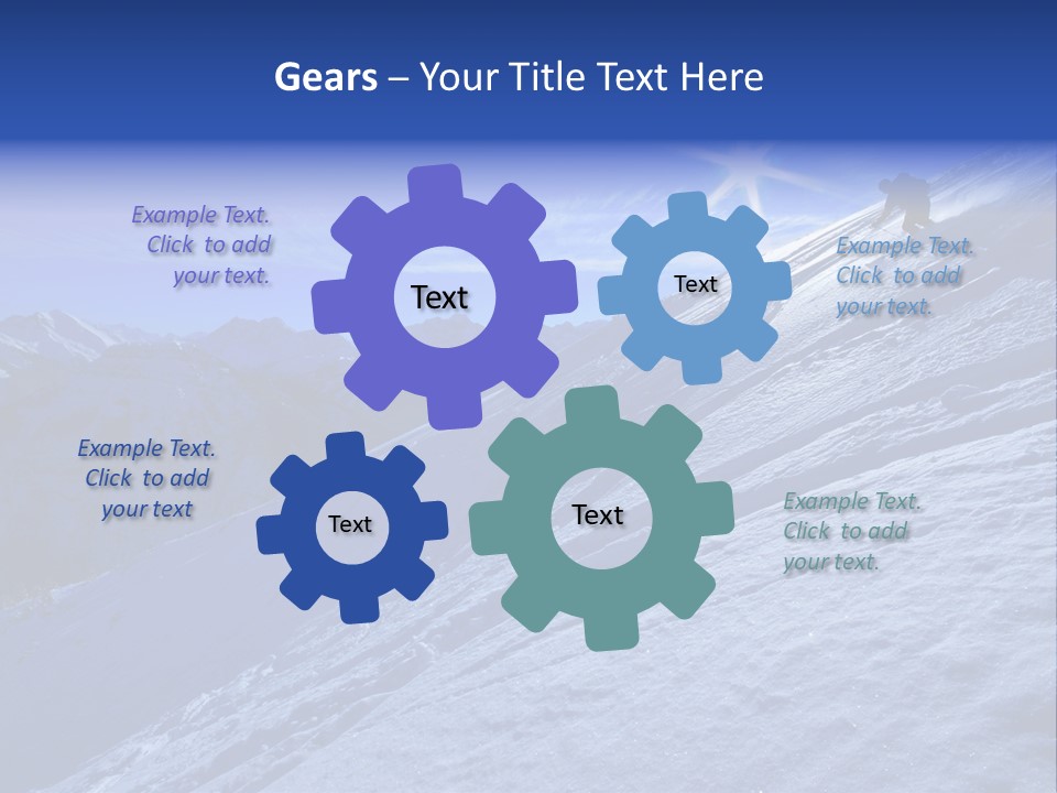 Ski And Sun PowerPoint Template