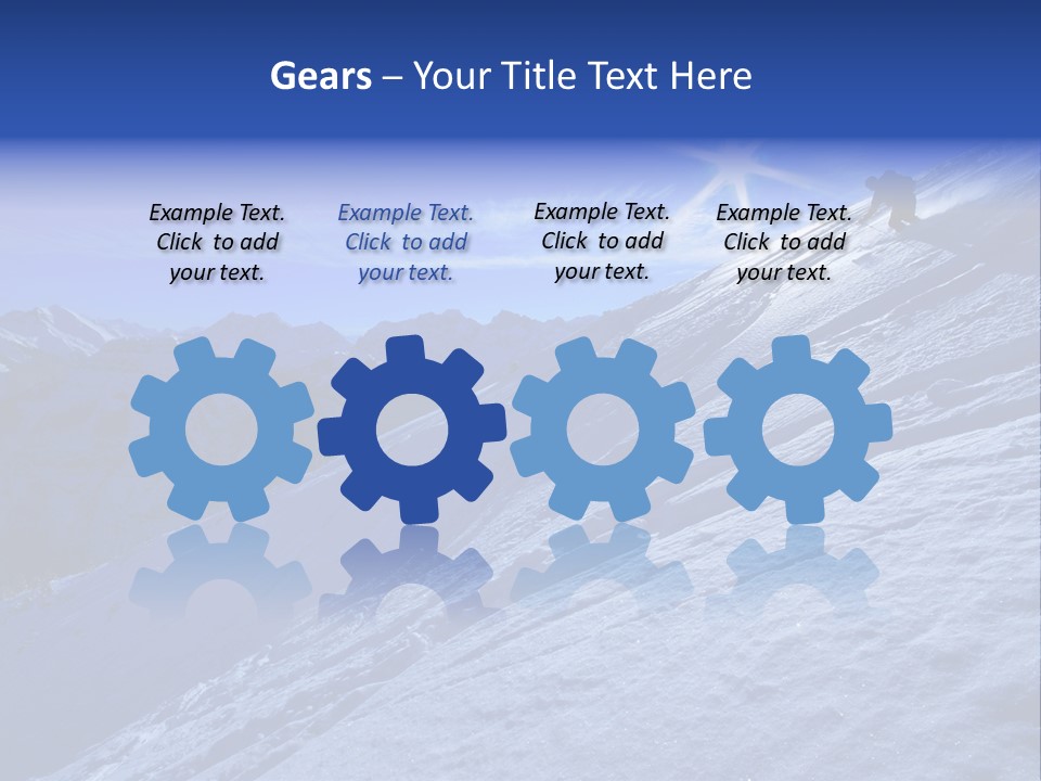 Ski And Sun PowerPoint Template