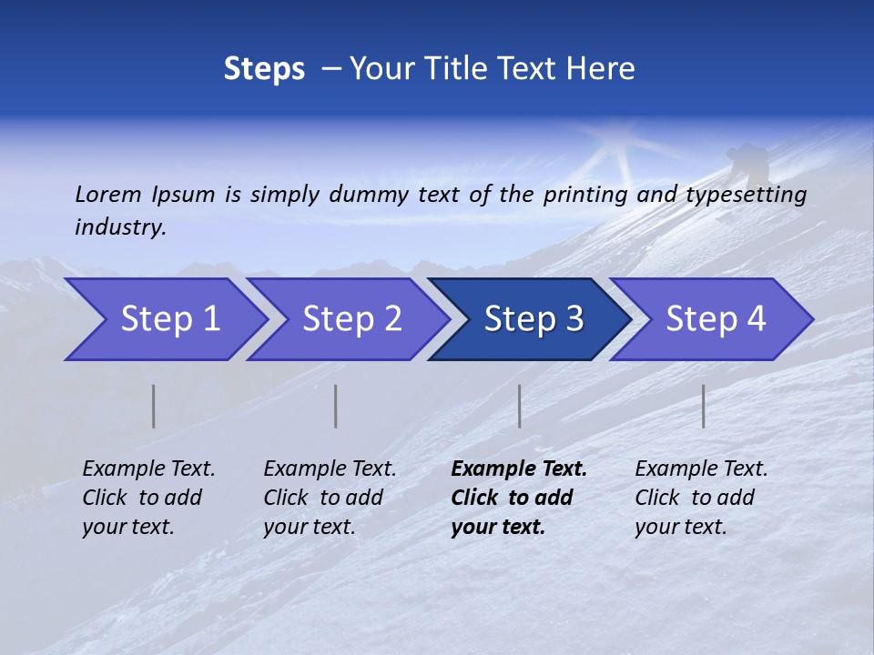 Ski And Sun PowerPoint Template