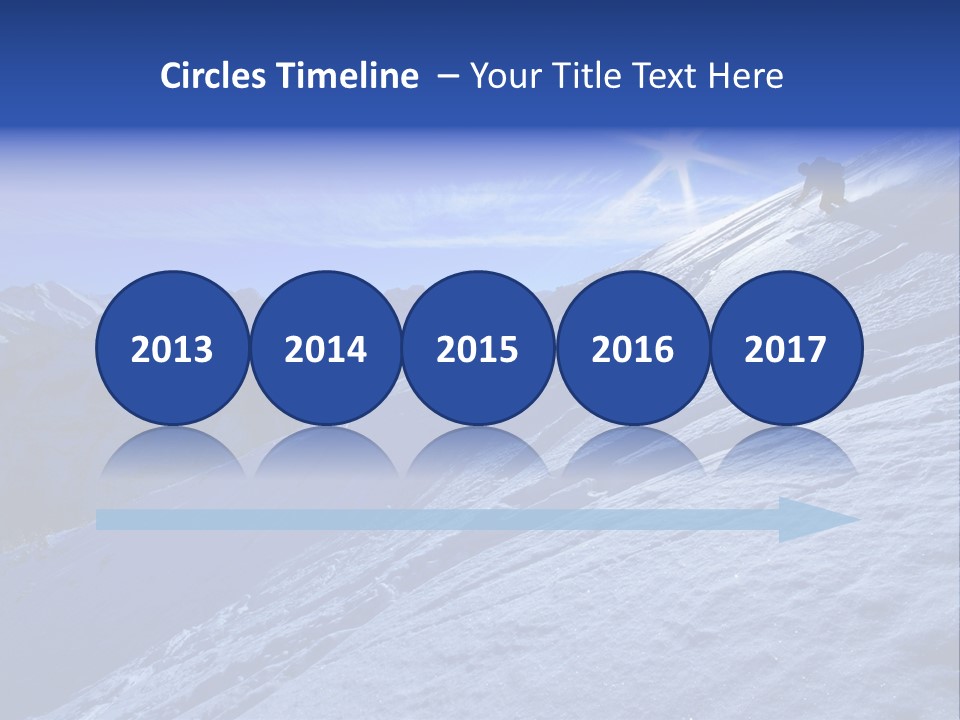 Ski And Sun PowerPoint Template