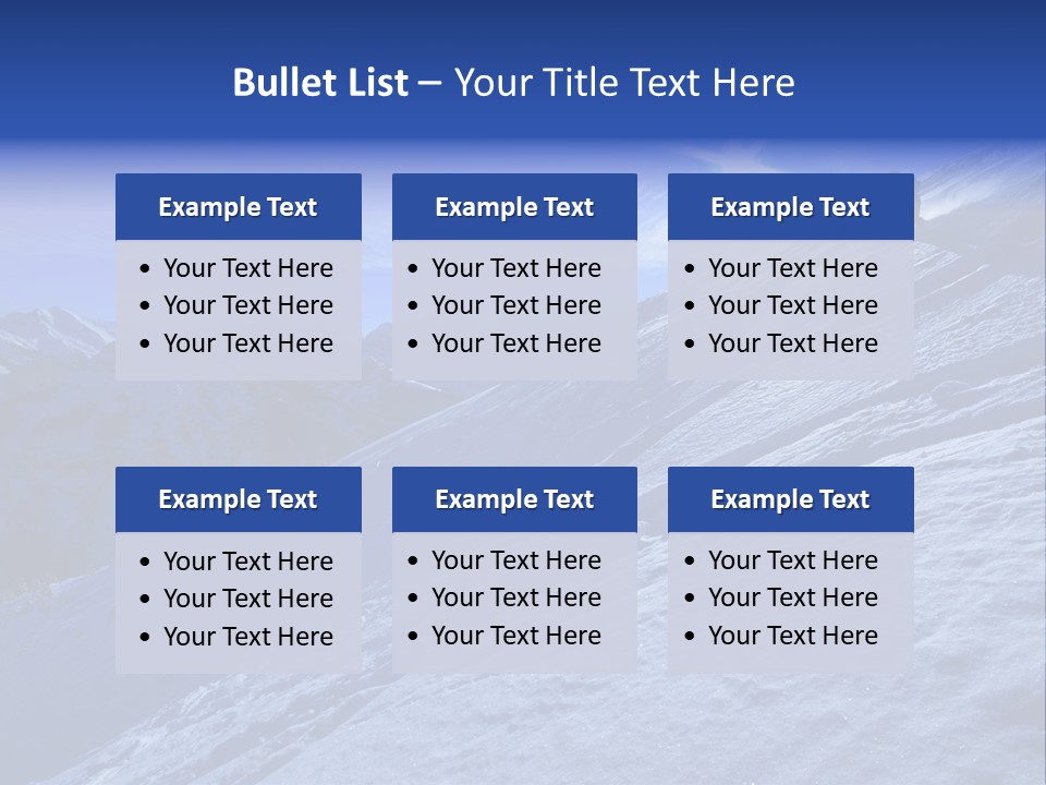 Ski And Sun PowerPoint Template