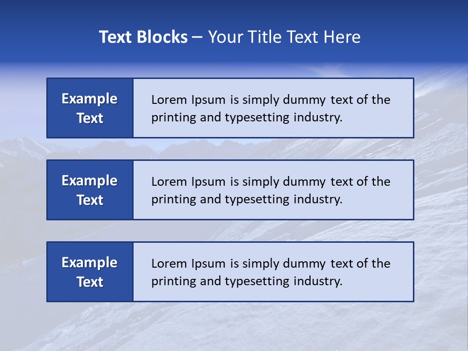 Ski And Sun PowerPoint Template