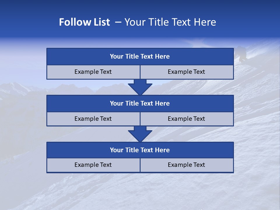 Ski And Sun PowerPoint Template