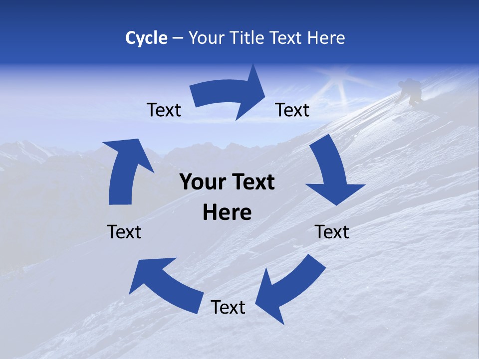 Ski And Sun PowerPoint Template