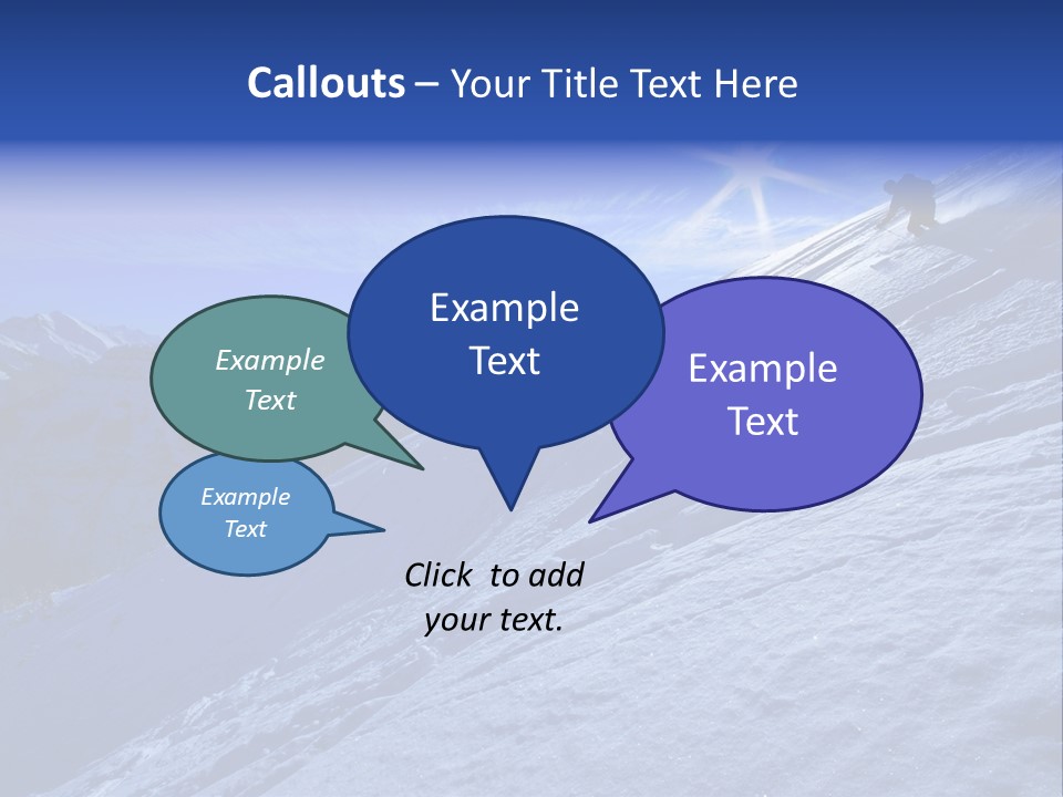 Ski And Sun PowerPoint Template