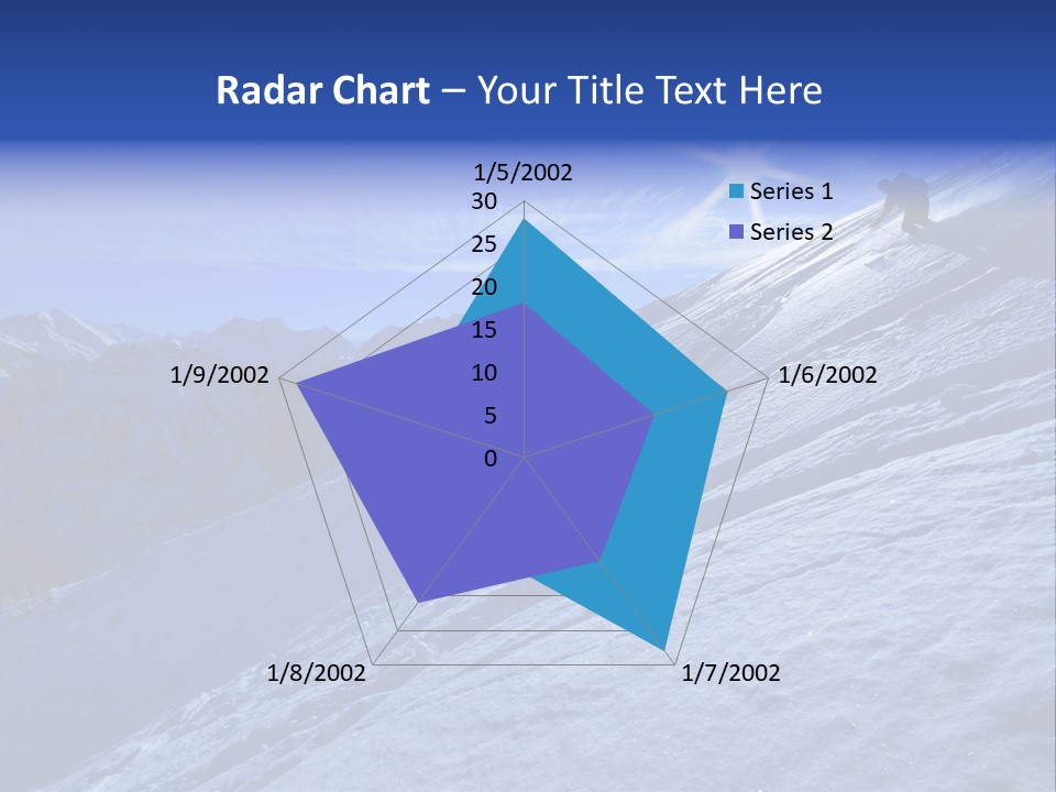 Ski And Sun PowerPoint Template