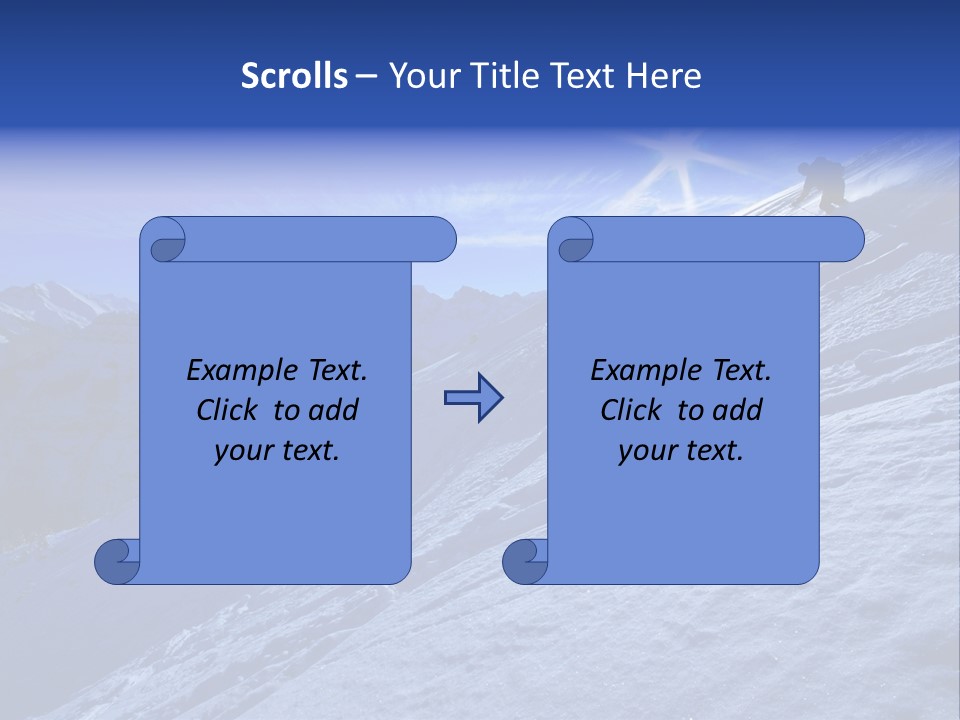 Ski And Sun PowerPoint Template