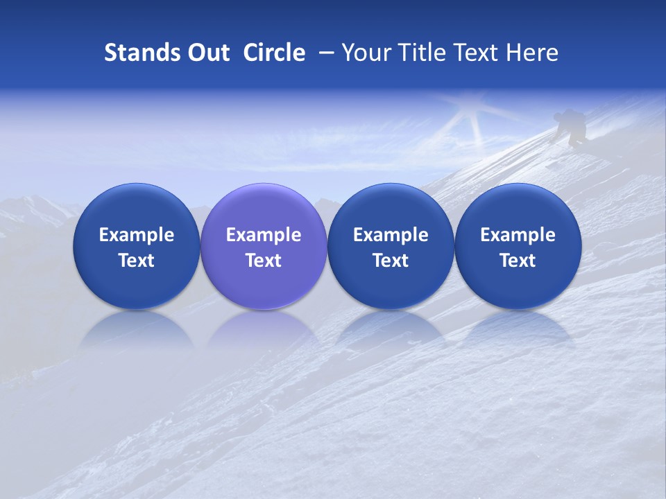 Ski And Sun PowerPoint Template