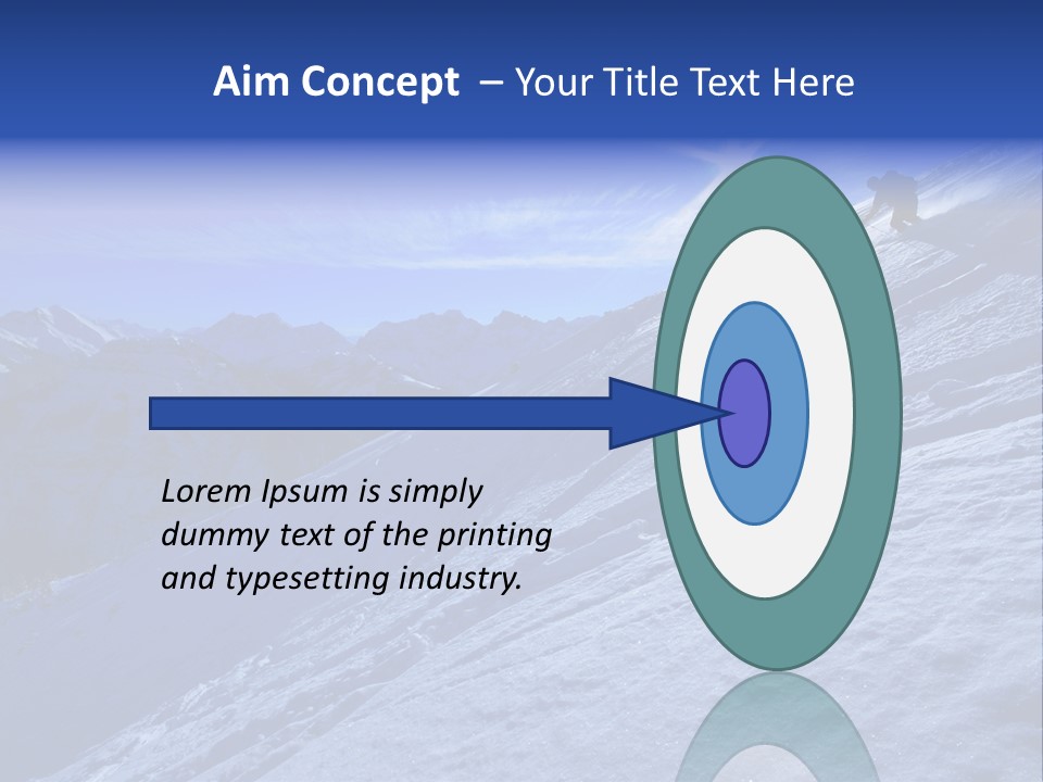 Ski And Sun PowerPoint Template