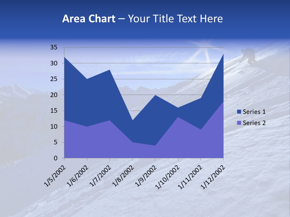 Ski And Sun PowerPoint Template