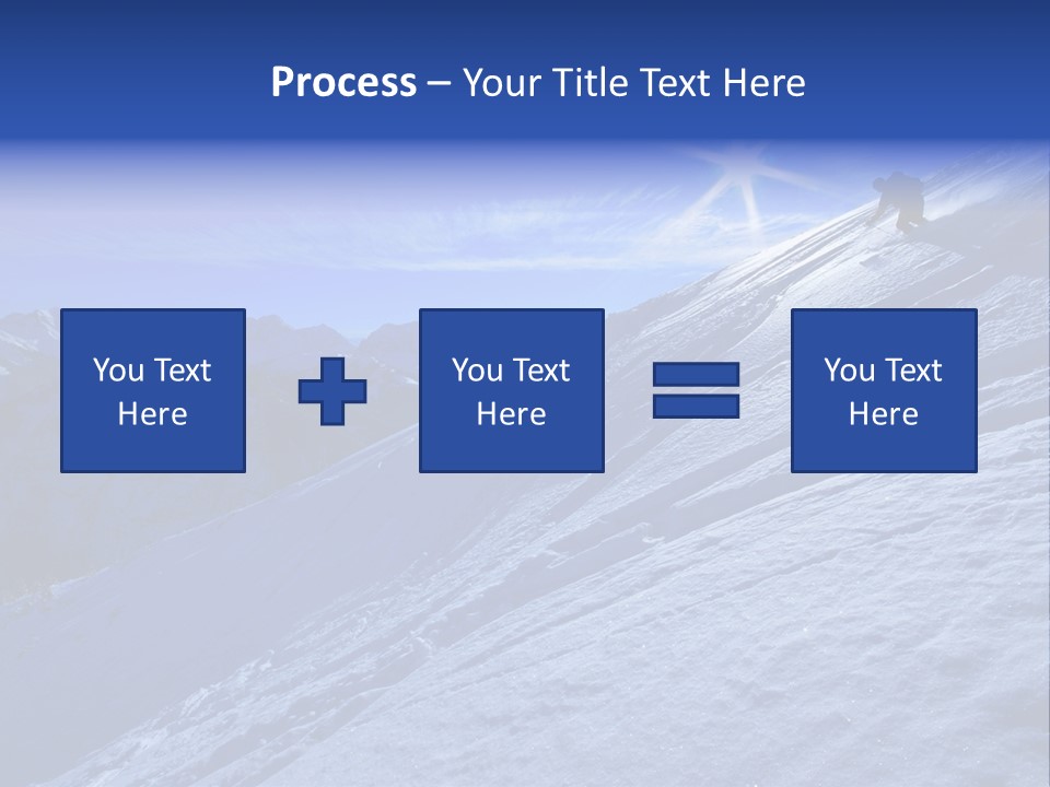 Ski And Sun PowerPoint Template