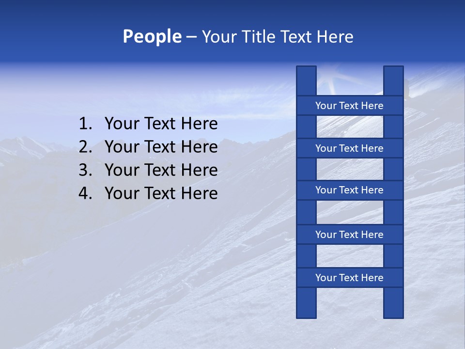 Ski And Sun PowerPoint Template