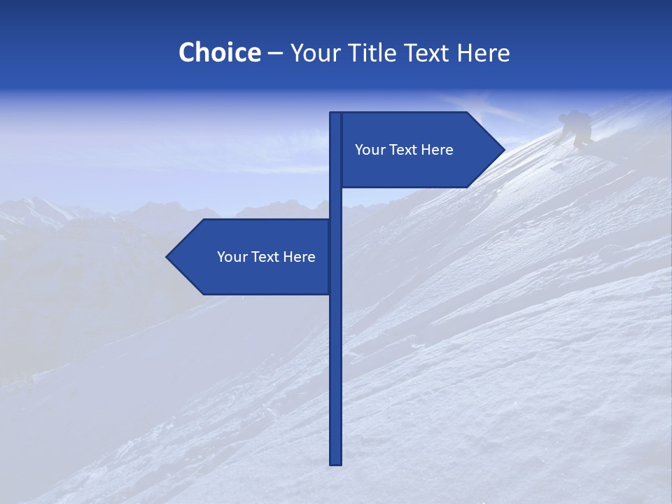 Ski And Sun PowerPoint Template