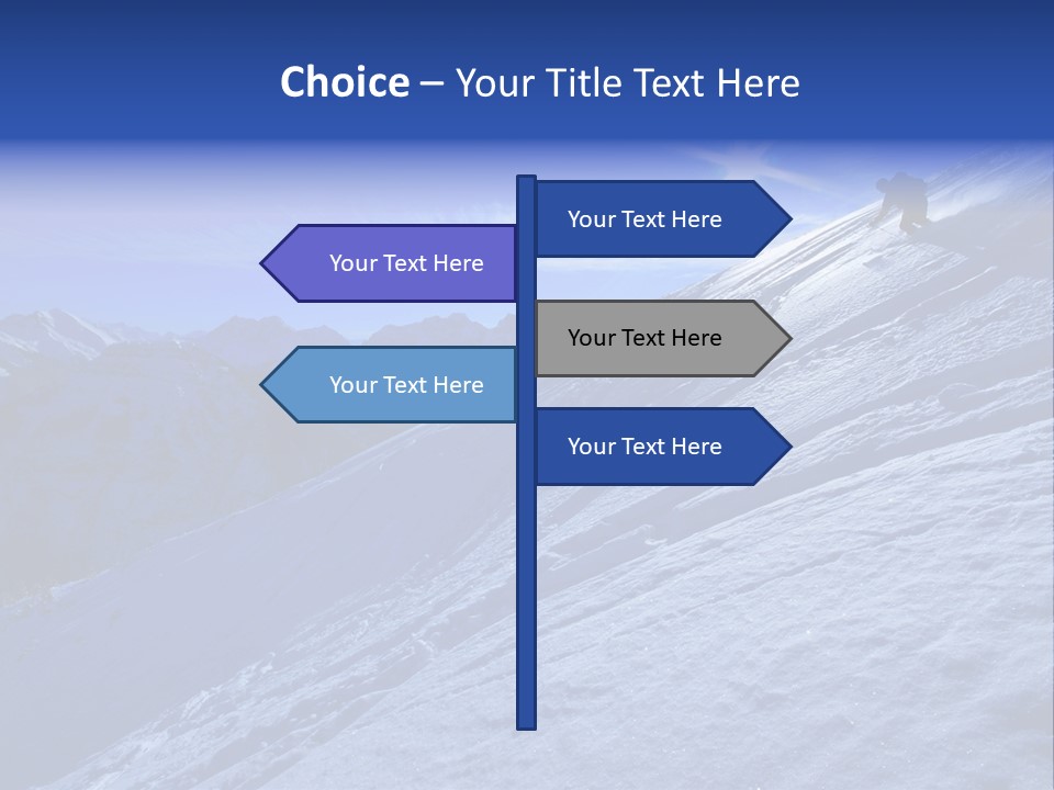 Ski And Sun PowerPoint Template