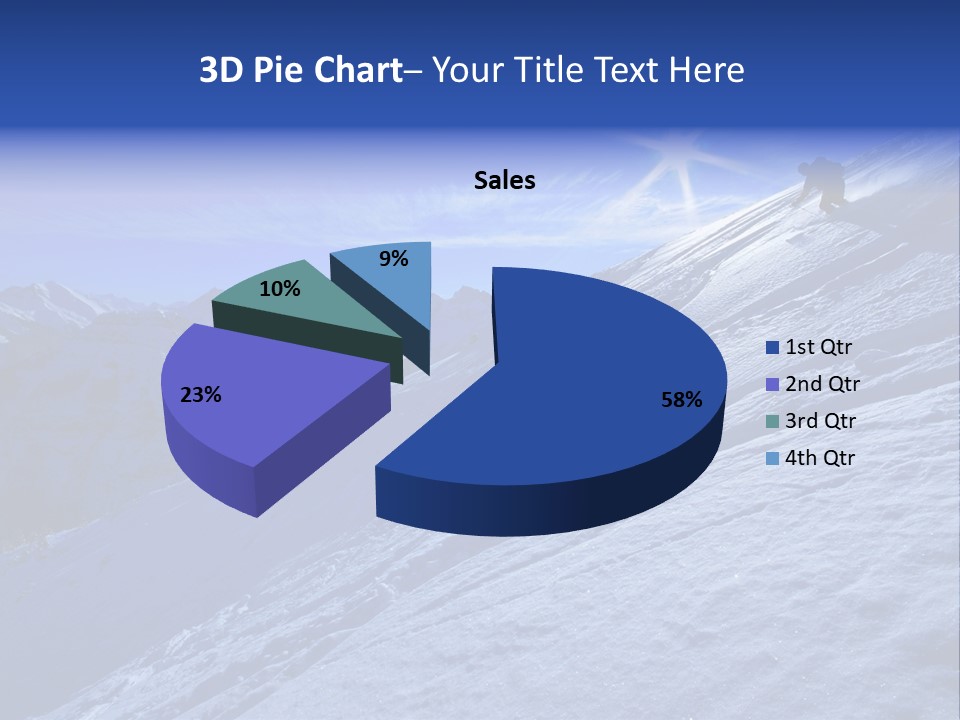Ski And Sun PowerPoint Template