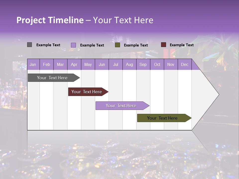 A Bar Filled With Lots Of Bottles Of Liquor PowerPoint Template