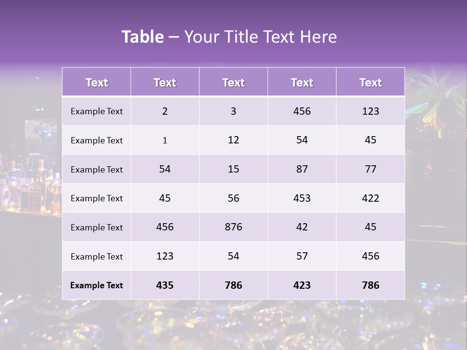 A Bar Filled With Lots Of Bottles Of Liquor PowerPoint Template