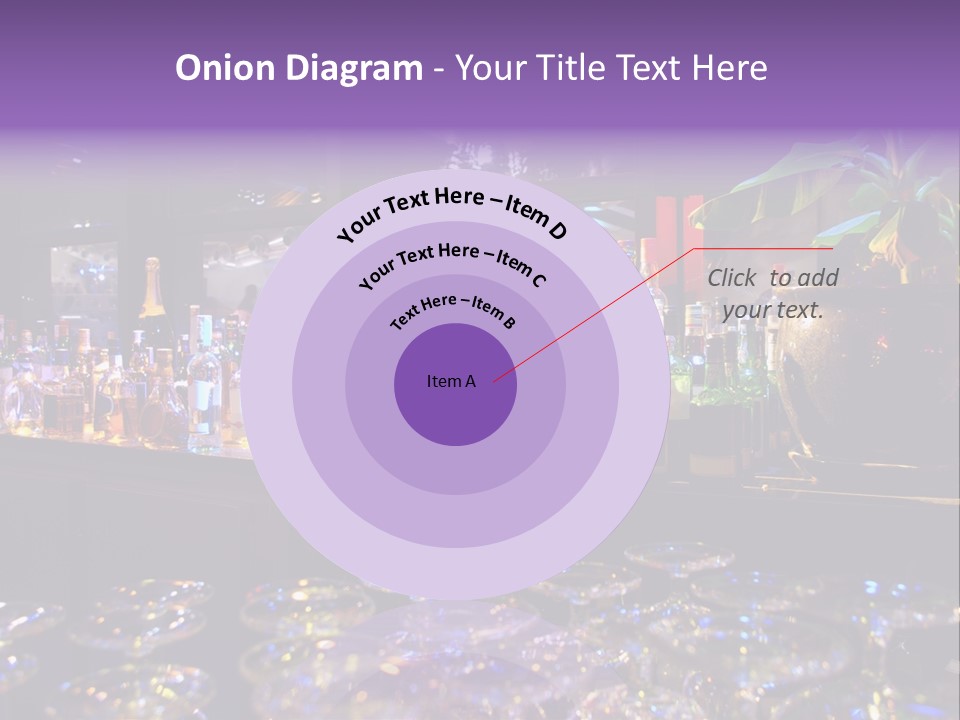 A Bar Filled With Lots Of Bottles Of Liquor PowerPoint Template