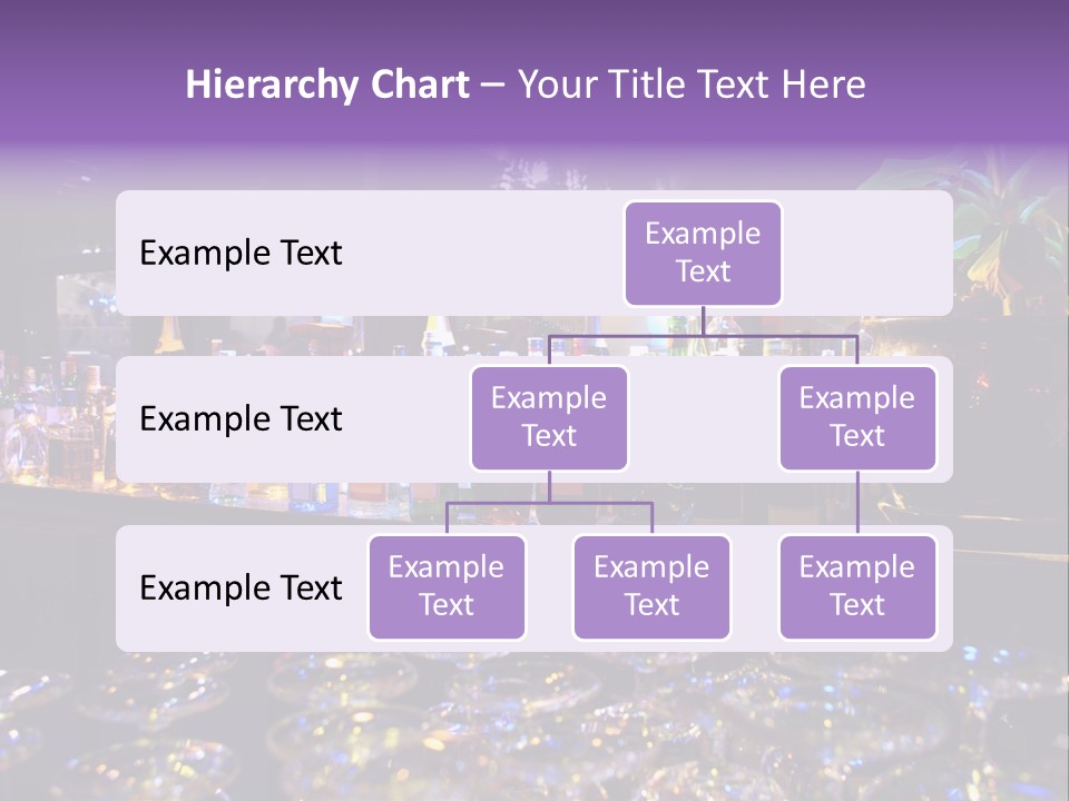 A Bar Filled With Lots Of Bottles Of Liquor PowerPoint Template