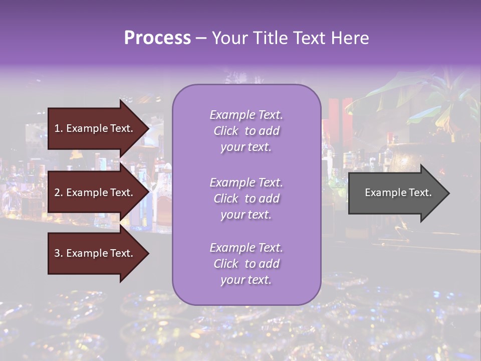 A Bar Filled With Lots Of Bottles Of Liquor PowerPoint Template