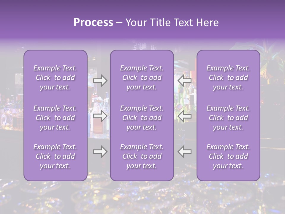 A Bar Filled With Lots Of Bottles Of Liquor PowerPoint Template