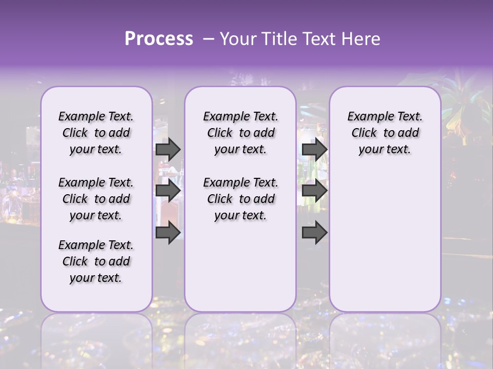A Bar Filled With Lots Of Bottles Of Liquor PowerPoint Template