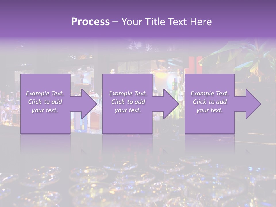 A Bar Filled With Lots Of Bottles Of Liquor PowerPoint Template