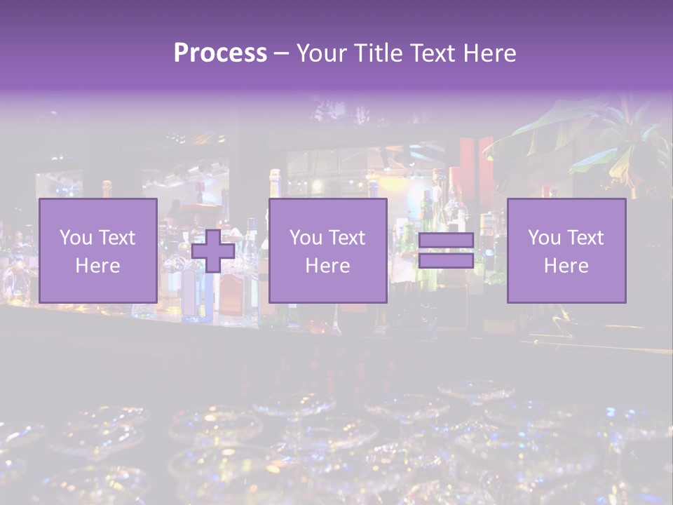 A Bar Filled With Lots Of Bottles Of Liquor PowerPoint Template