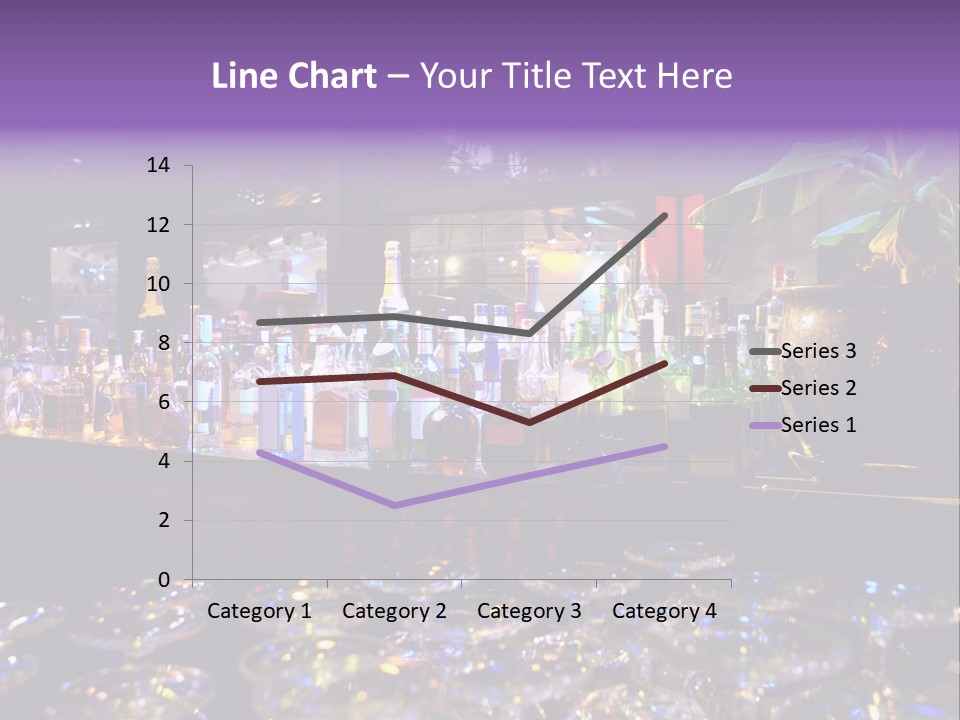 A Bar Filled With Lots Of Bottles Of Liquor PowerPoint Template