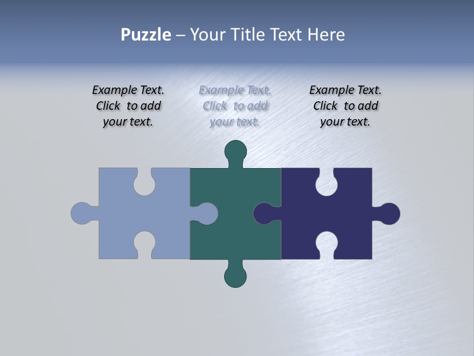 A Shiny Metal Surface With The Words Name Of Presentation PowerPoint Template