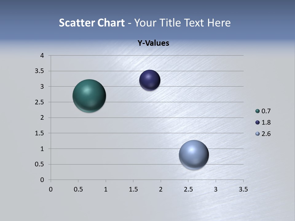 A Shiny Metal Surface With The Words Name Of Presentation PowerPoint Template