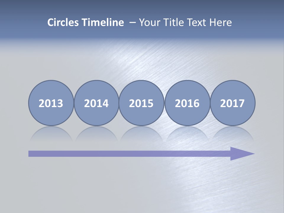 A Shiny Metal Surface With The Words Name Of Presentation PowerPoint Template