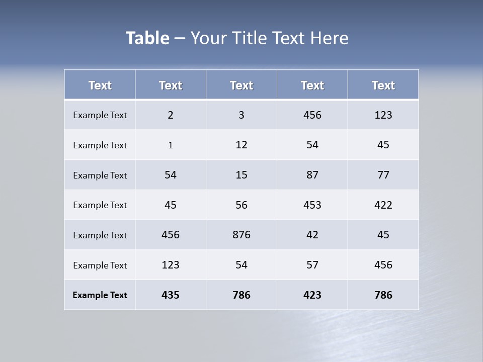 A Shiny Metal Surface With The Words Name Of Presentation PowerPoint Template