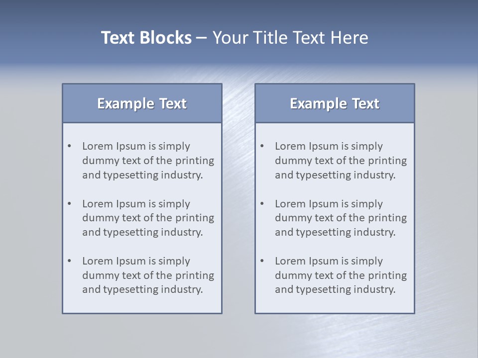 A Shiny Metal Surface With The Words Name Of Presentation PowerPoint Template