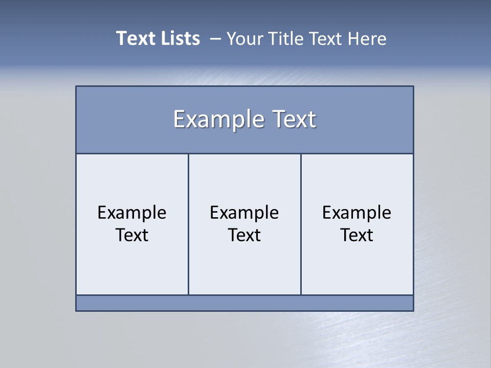 A Shiny Metal Surface With The Words Name Of Presentation PowerPoint Template
