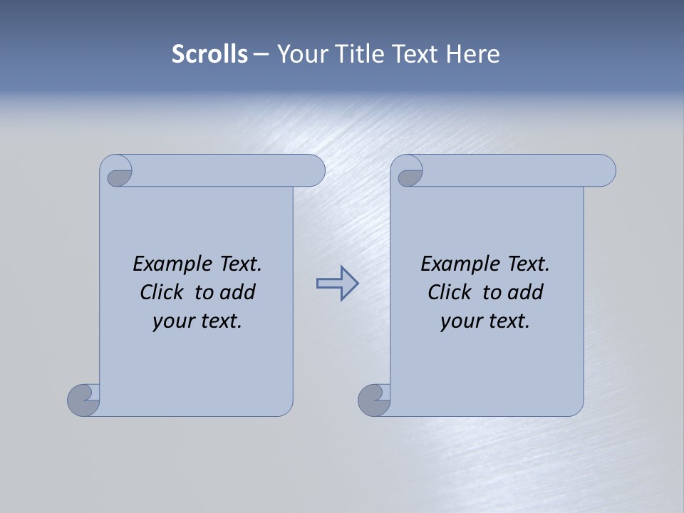 A Shiny Metal Surface With The Words Name Of Presentation PowerPoint Template