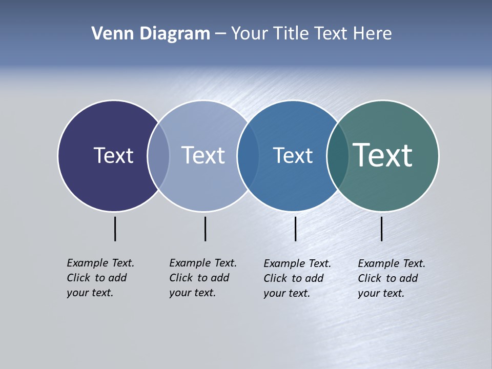 A Shiny Metal Surface With The Words Name Of Presentation PowerPoint Template