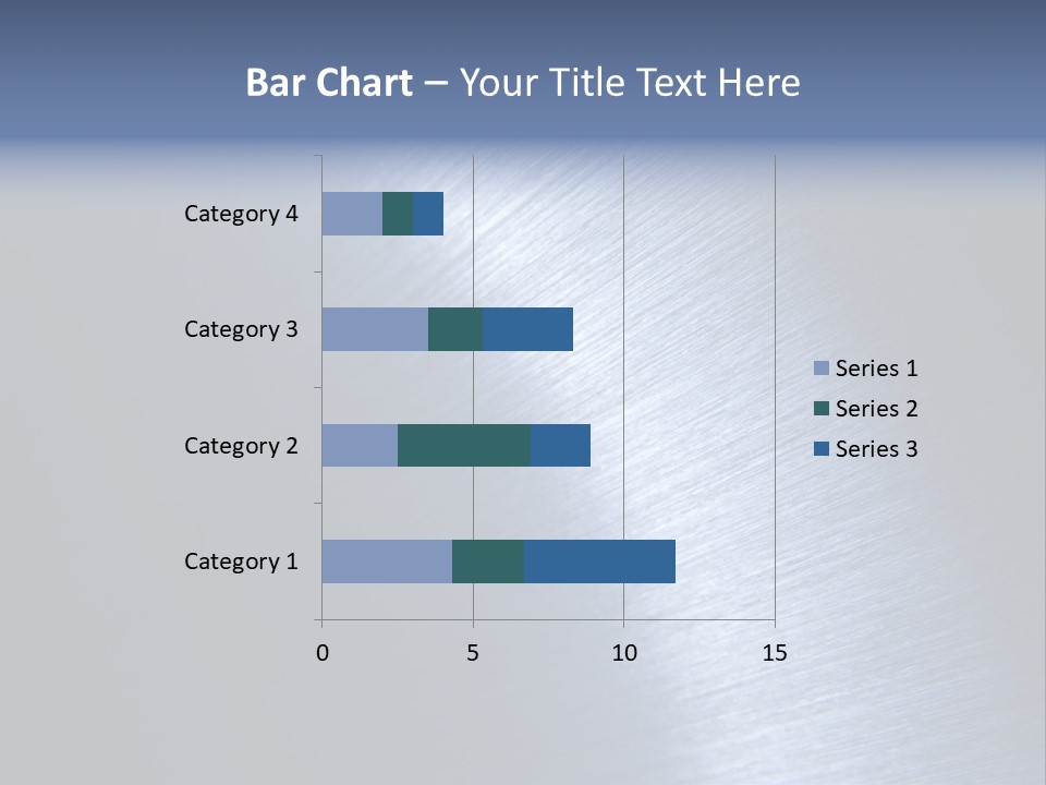A Shiny Metal Surface With The Words Name Of Presentation PowerPoint Template