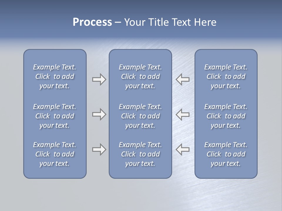 A Shiny Metal Surface With The Words Name Of Presentation PowerPoint Template