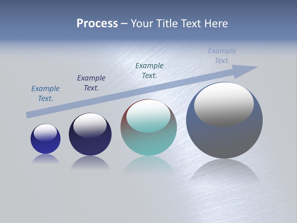 A Shiny Metal Surface With The Words Name Of Presentation PowerPoint Template