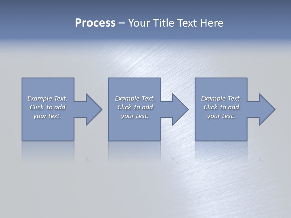 A Shiny Metal Surface With The Words Name Of Presentation PowerPoint Template